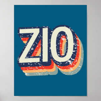 Zio Retro Vintage Clic Style Grandpa Long Sleeve  Poster