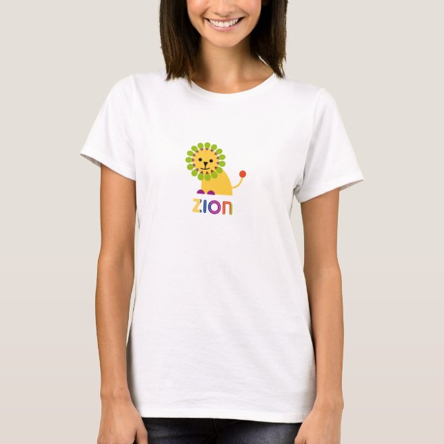 Zion älskar lejon t-shirt (Framsida)