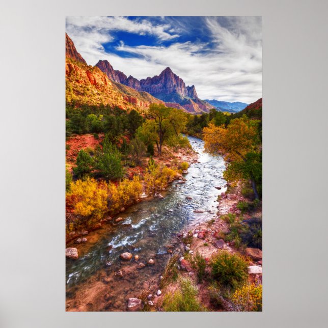 Zion Autumn Splendor Poster (Framsidan)