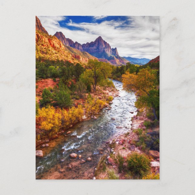 Zion Autumn Splendor Vykort (Framsida)