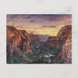 Zion Canyon National Park Vykort