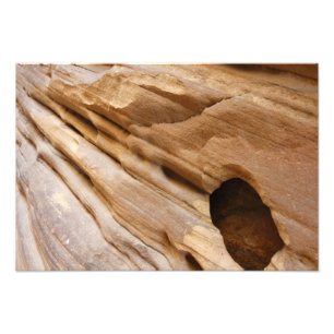 Zion Canyon Wall I Abstrakt Natur Fotografi
