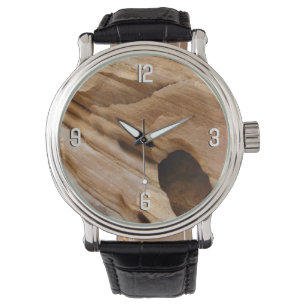Zion Canyon Wall I Abstrakt Natur Fotografi Armbandsur