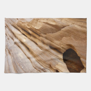 Zion Canyon Wall I Abstrakt Natur Fotografi Kökshandduk