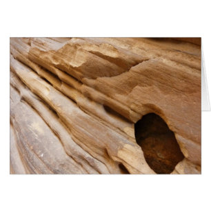 Zion Canyon Wall I Abstrakt Natur Fotografi OBS Kort