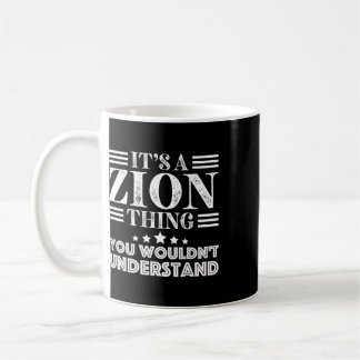 Zion Förnamn Personlig Födelsedag Fars Dag Män Kaffemugg