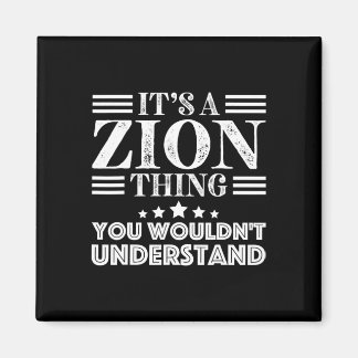 Zion Förnamn Personlig Födelsedag Fars Dag Män Magnet
