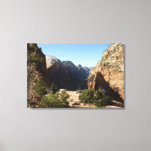Zion från Angels Landing Trail Zion National Park Canvastryck