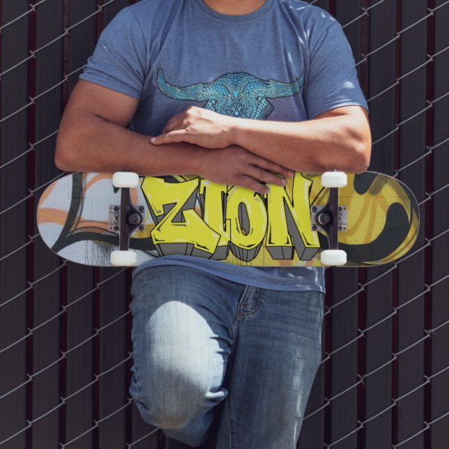 Zion Graffiti Anpassningsbar Personlig Skateboard (Utomhus 3)