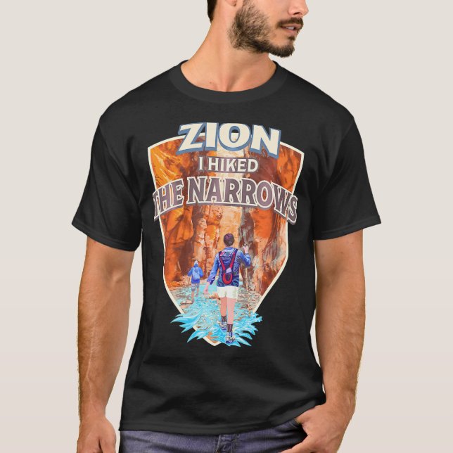 Zion jag högg knallarna på Zion National Park Uta T Shirt (Framsida)