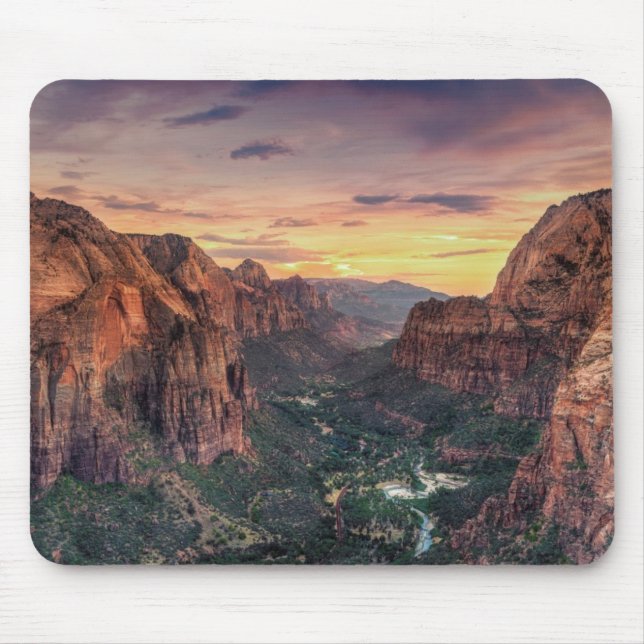 Zion kanjonnationalpark musmatta (Framsidan)