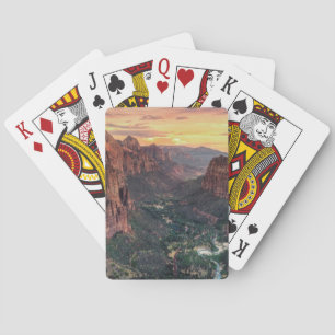 Zion kanjonnationalpark spel kort