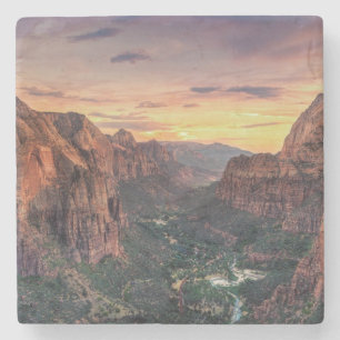 Zion kanjonnationalpark underlägg sten