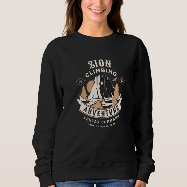 Zion Klätterplats Ashtar Command Mountaineering B T Shirt (Framsida)