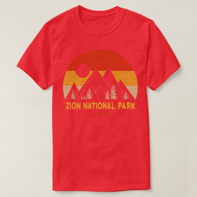 Zion National Park 2 T Shirt (Design framsida)
