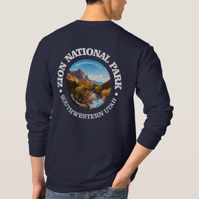Zion National Park 2 T Shirt (Baksida)