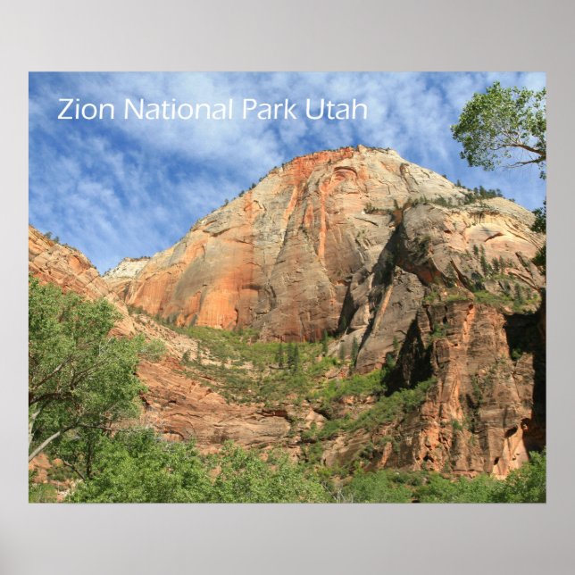 Zion National Park Affisch (Framsidan)