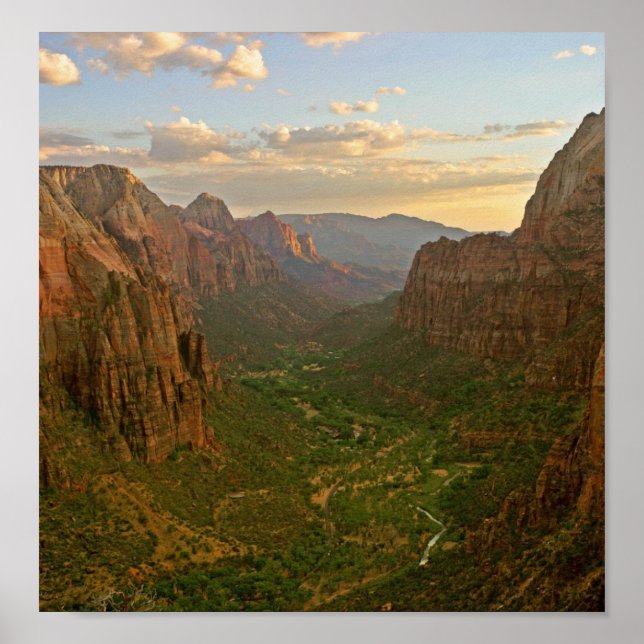 Zion National Park - Änglar Landning Poster (Framsidan)