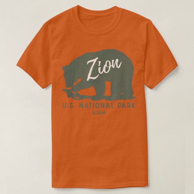 Zion National Park Bear XO4U Original T Shirt (Design framsida)