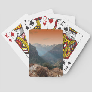 Zion National Park Bergslandskap Casinokort