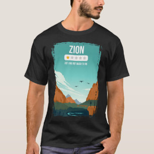 Zion National Park Funny One Star Review Utah Trav T Shirt