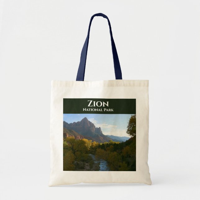 Zion National Park-handväskan Tygkasse (Framsidan)