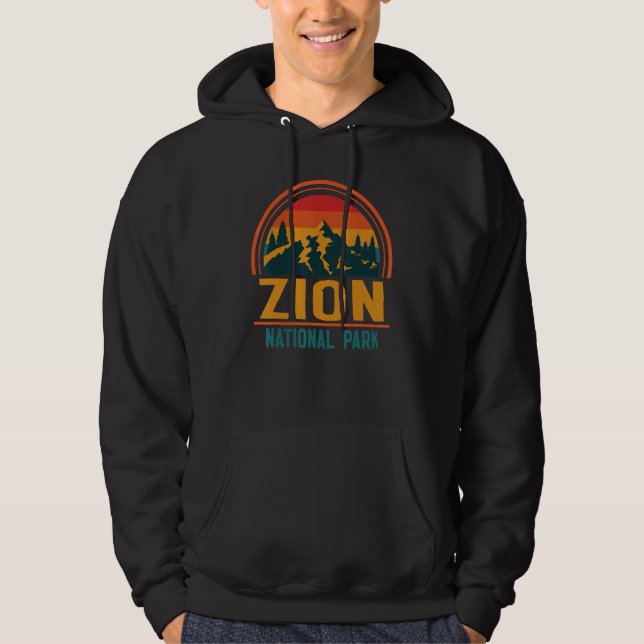 Zion National Park Hoodie (Framsida)