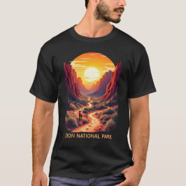 Zion National Park - Majestic Canyon Sunset T Shirt