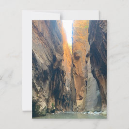 Zion National Park: Narrows Vykort