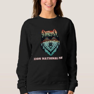 Zion National Park Outdoor Wolf Hiking Lake Sunset T Shirt