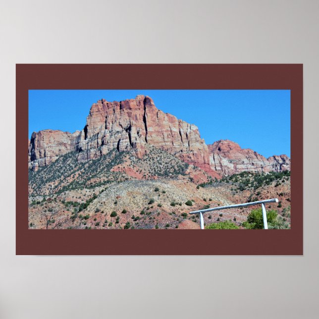 Zion National Park Poster (Framsidan)