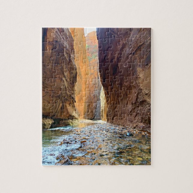 Zion National Park Puzzle, Narrows Jigszzz Pussel (Vertikal)