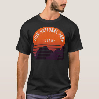 Zion National Park Retro 2 T Shirt