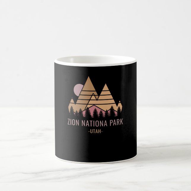 Zion National Park Retro Kaffemugg (Center)