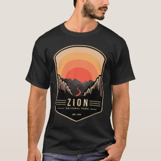 Zion National Park Retro Vintage T Shirt