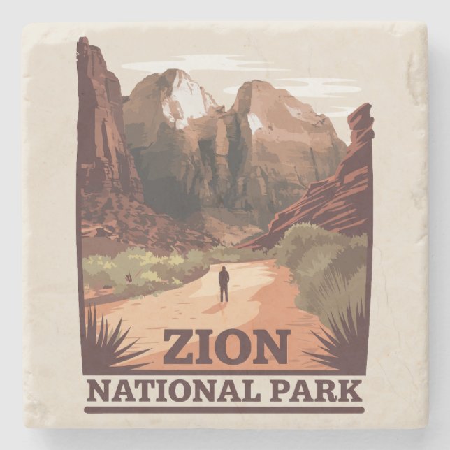 Zion National Park Stenunderlägg (Framsidan)