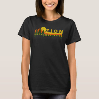 Zion National Park Sunny Mountain Treeline T Shirt