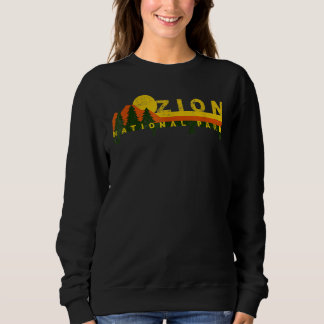 Zion National Park Sunny Mountain Treeline T Shirt