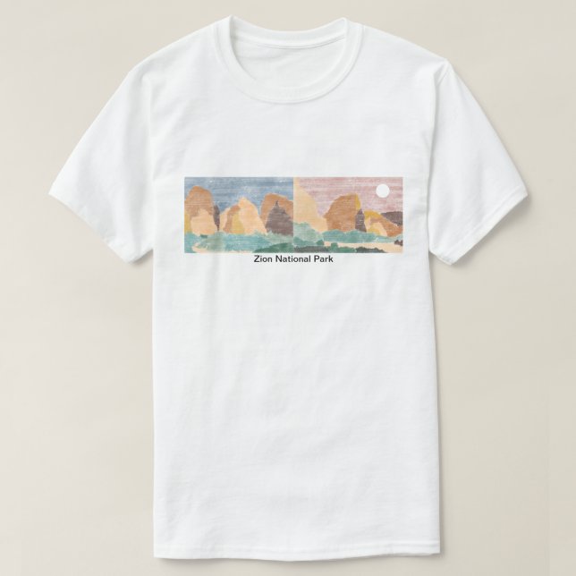 Zion National Park T-Shirt (Design framsida)