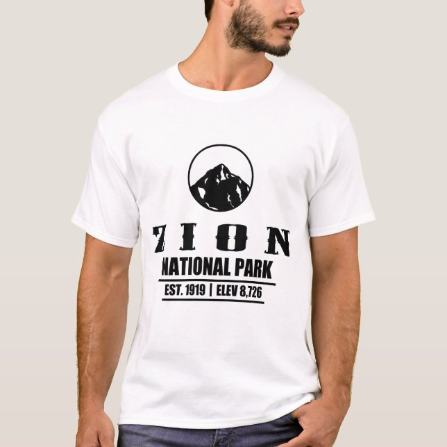 ZION NATIONAL PARK TEE SHIRT (Framsida)
