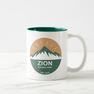 Zion National Park Två-Tonad Mugg