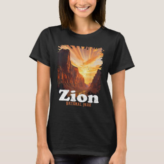 Zion National Park US Trail Utforska Utah Camping  T Shirt