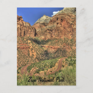 Zion National Park, UT-vykort Vykort