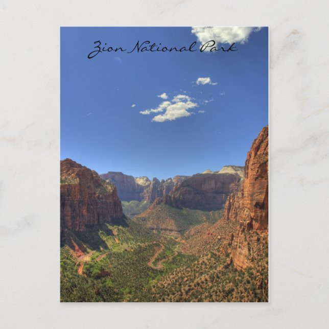 Zion National Park, UT-vykort Vykort (Framsida)