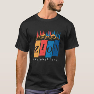Zion National Park Utah Canyon Souvenir Hiking Cam T Shirt