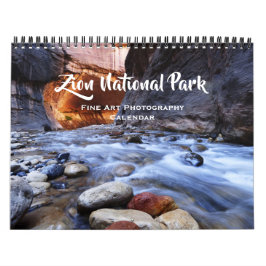 Zion National Park Utah Fine Art Photography 2026 Kalender