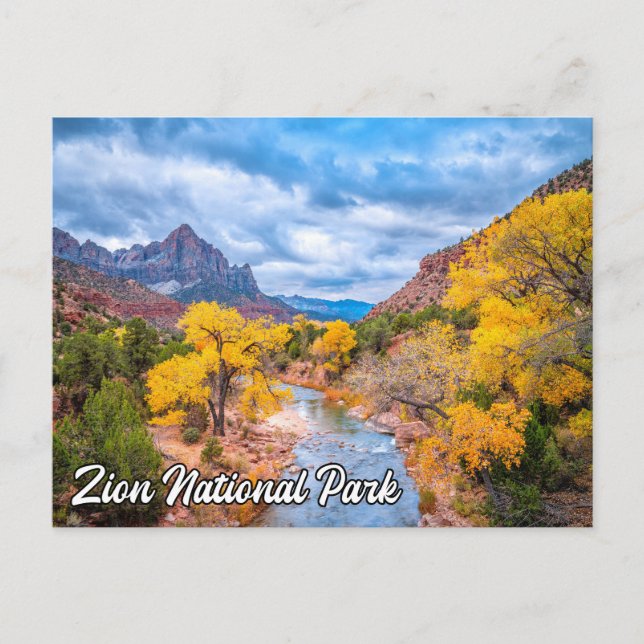 Zion National Park, Utah, Förenade Stater Vykort (Framsida)