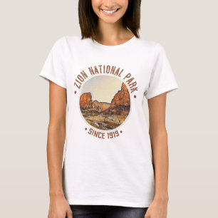 Zion National Park Utah Förenta staterna utomhus D T Shirt