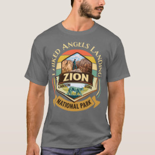 Zion National Park Utah I Hick Änglar Landings Re T Shirt