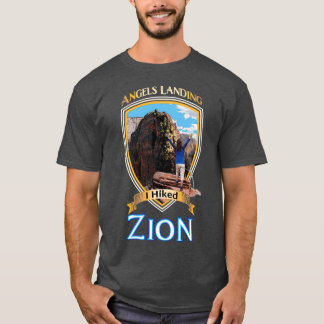 Zion National Park Utah I Hickade Änglar Landings T Shirt